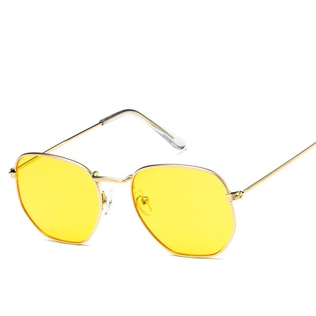 Fashion Sunglasses Women Brand Designer Small Frame Polygon