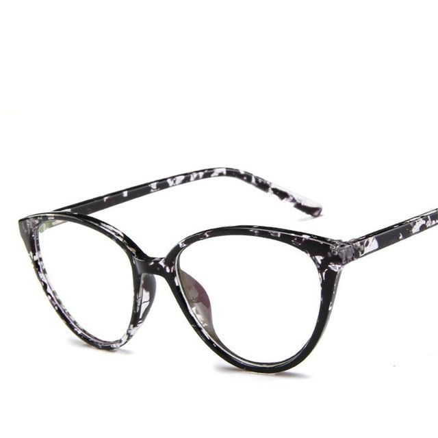 Spectacle frame cat eye Glasses frame clear lens 2018 Women brand Eyewear optical frames myopia nerd black red eyeglasses frame