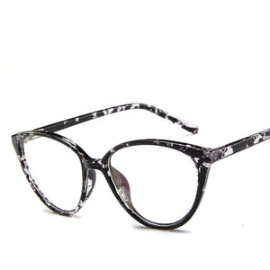 Spectacle frame cat eye Glasses frame clear lens 2018 Women brand Eyewear optical frames myopia nerd black red eyeglasses frame